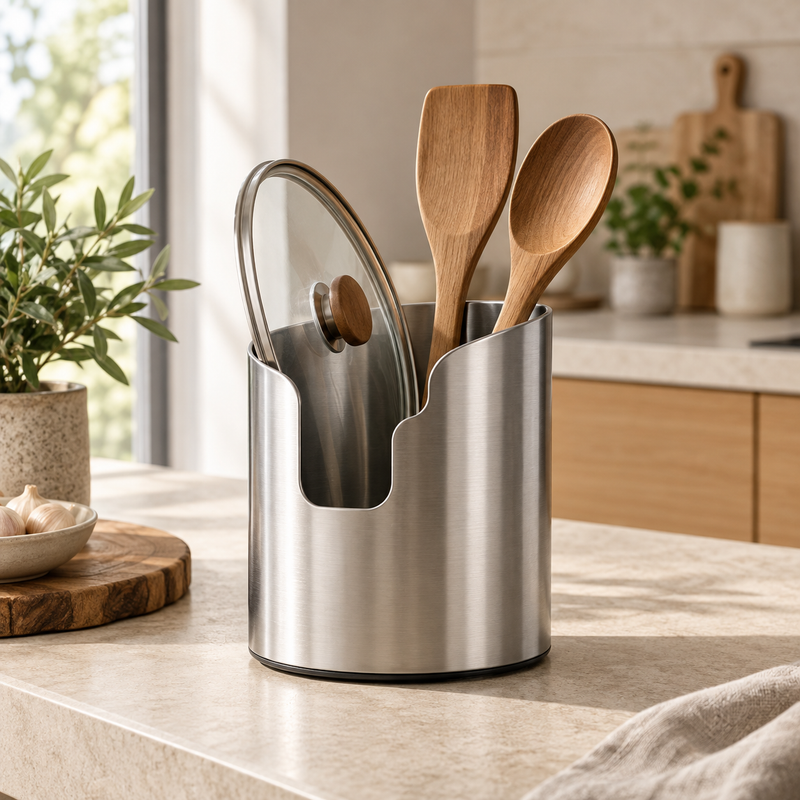 Stainless Steel Utensil Holder