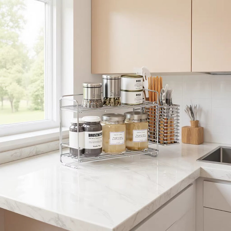 304 Stainless Steel Corner Spice Rack