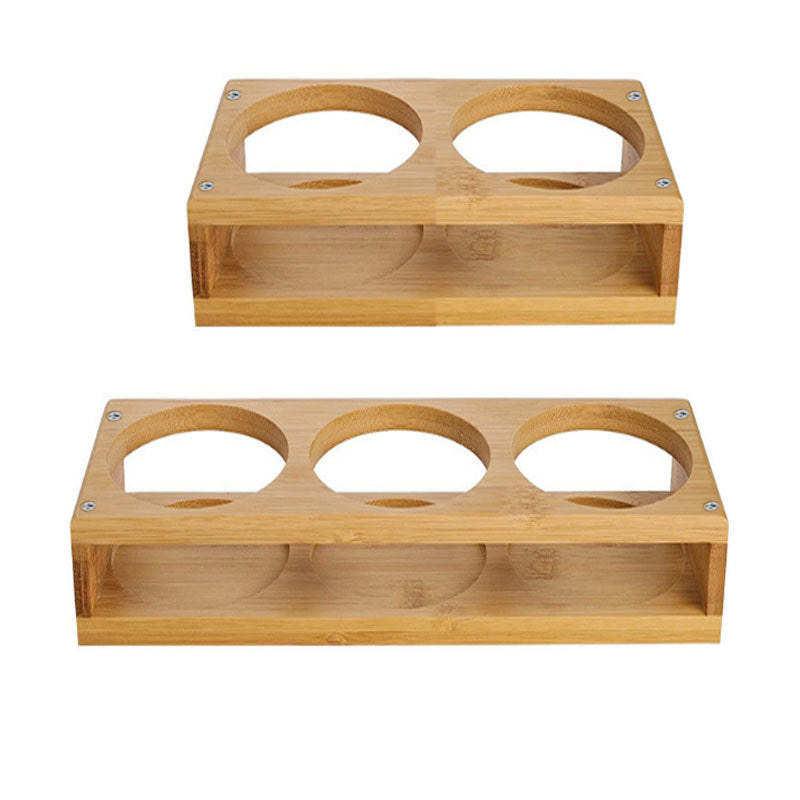 Bamboo Spice Bottle Rack