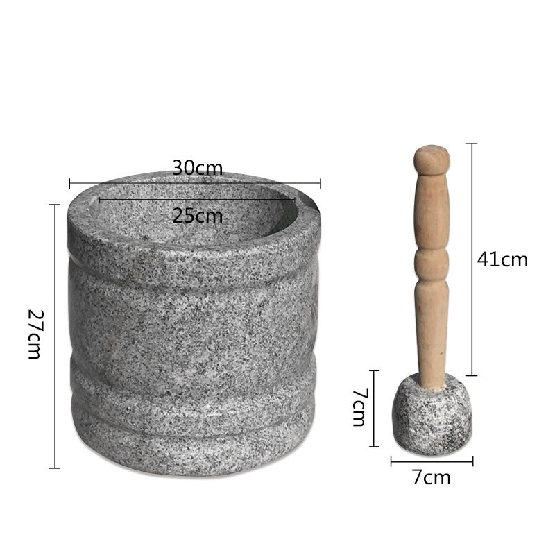 Natural Stone Garlic Mortar & Pestle