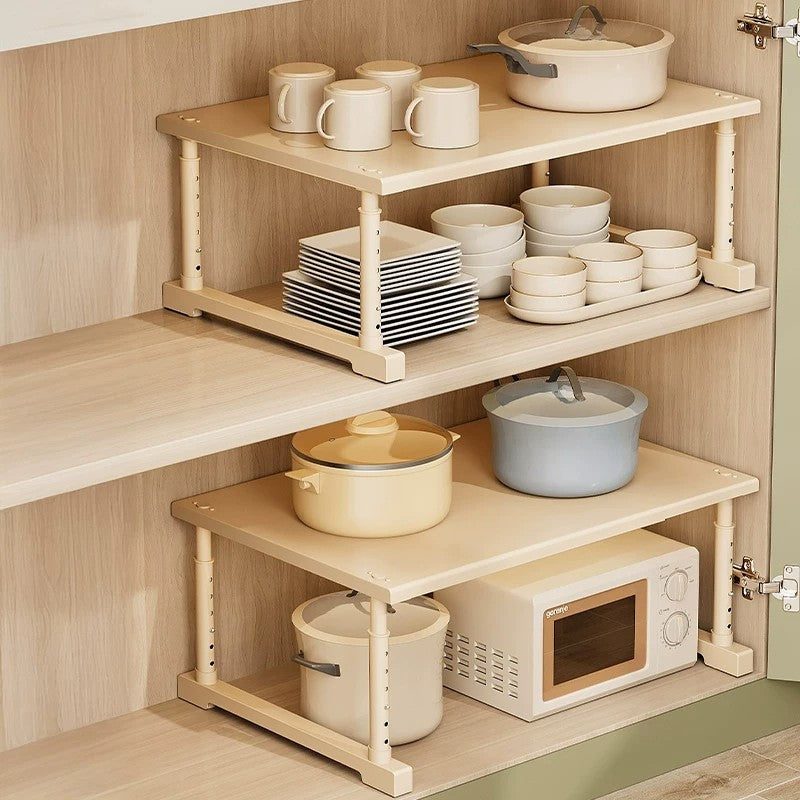 Microwave Layered Shelf Rack