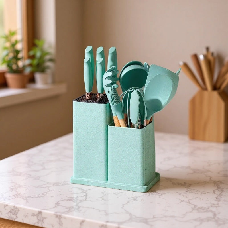 19-Piece Silicone Kitchen Utensil Set