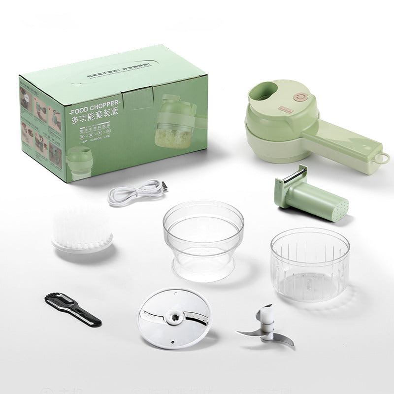 Gatling Rotary Vegetable Chopper & Garlic Slicer