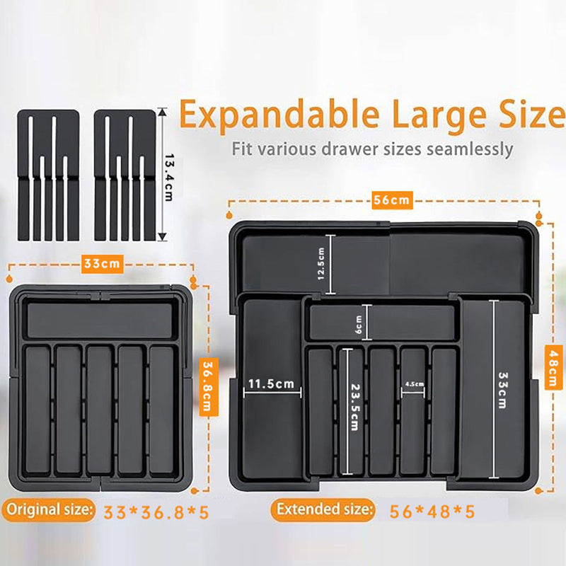 Stackable Tableware & Plate Organizer Rack