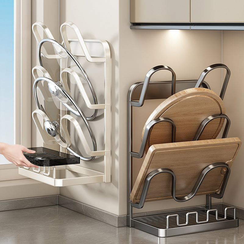 Countertop Pot Lid Organizer