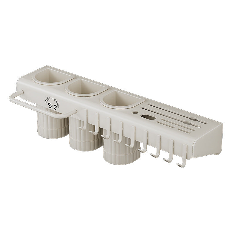 Wall-Mounted Chopstick & Utensil Holder