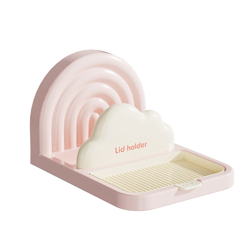 Rainbow Suction Cup Pot Lid Holder