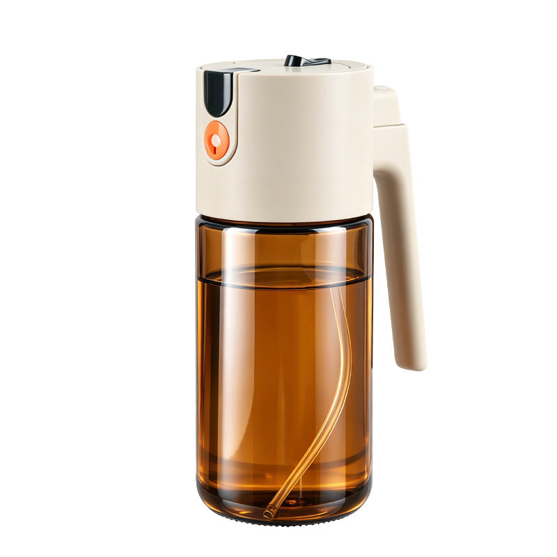 2-in-1 Glass Oil Sprayer & Pourer Bottle